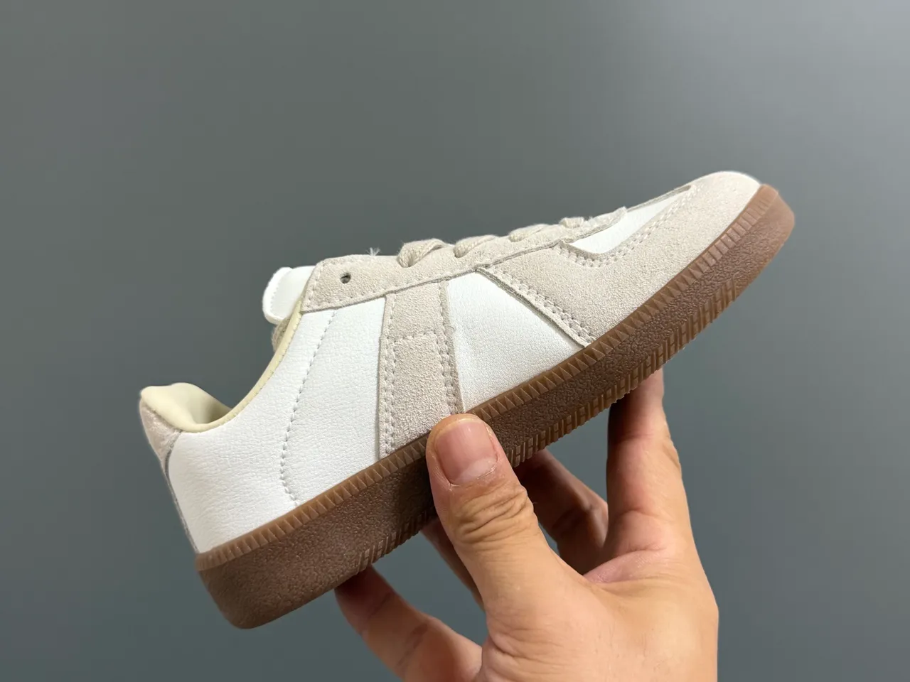 Black and White Panelled Suede Lifestyle Sneakers