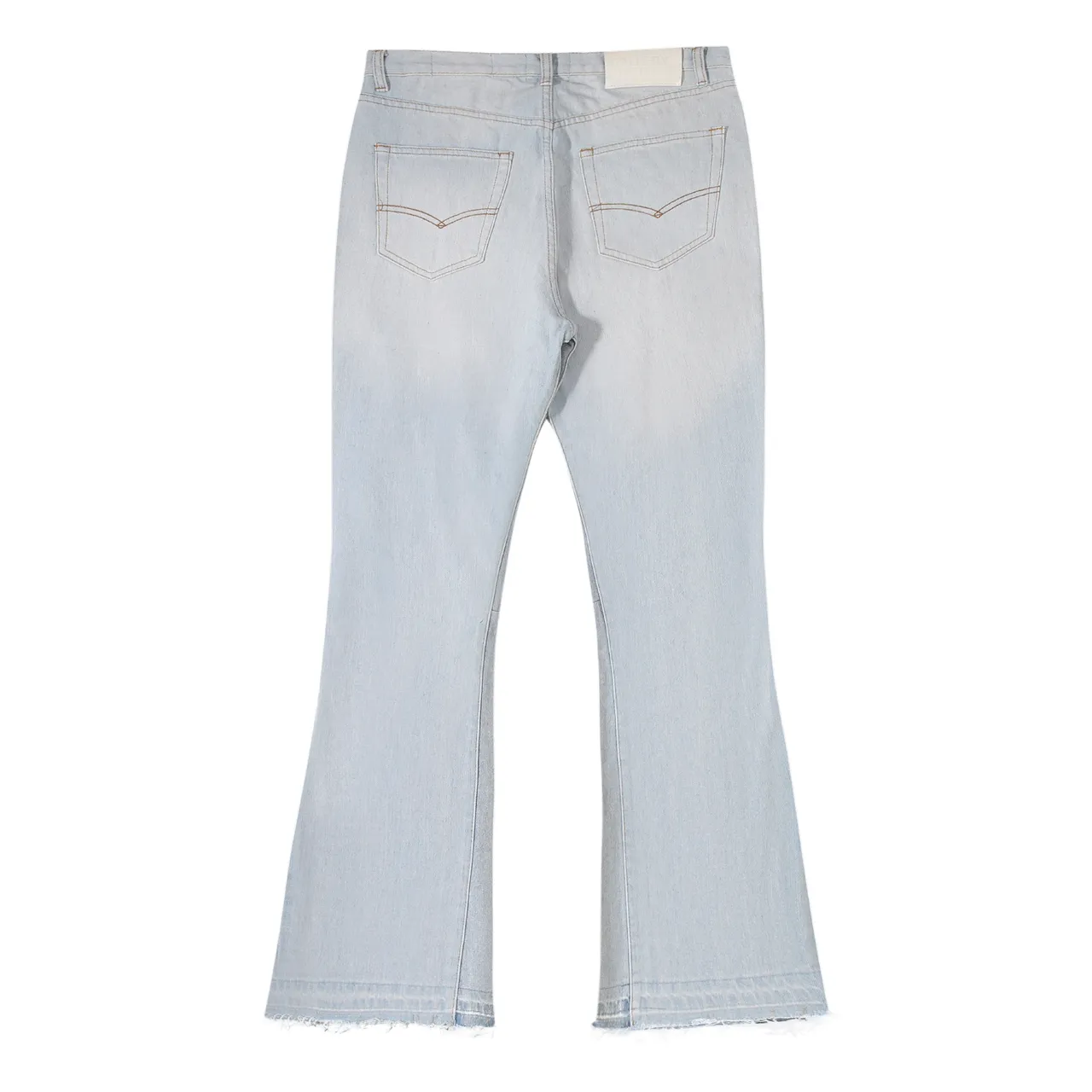 Gallery Dept Flared Distressed Light Wash Jeans