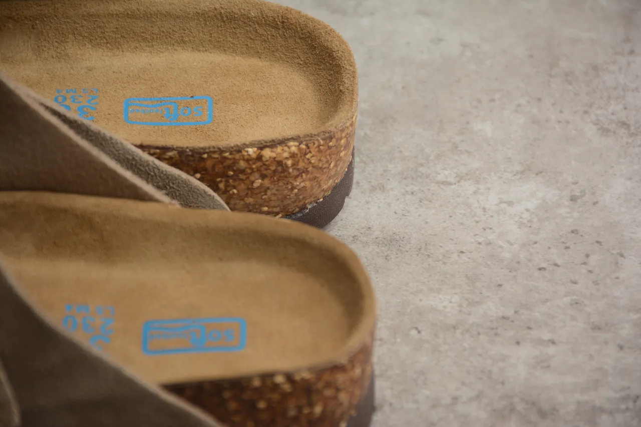 Birkenstock Arizona Beige Suede Casual Sandals