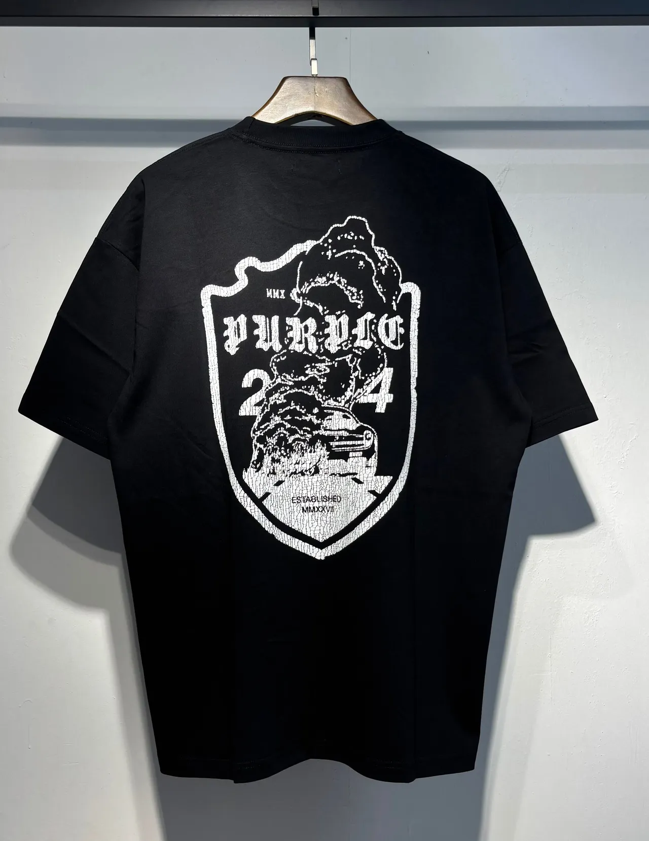 Purple Brand Oversized Graphic Print T-Shirt