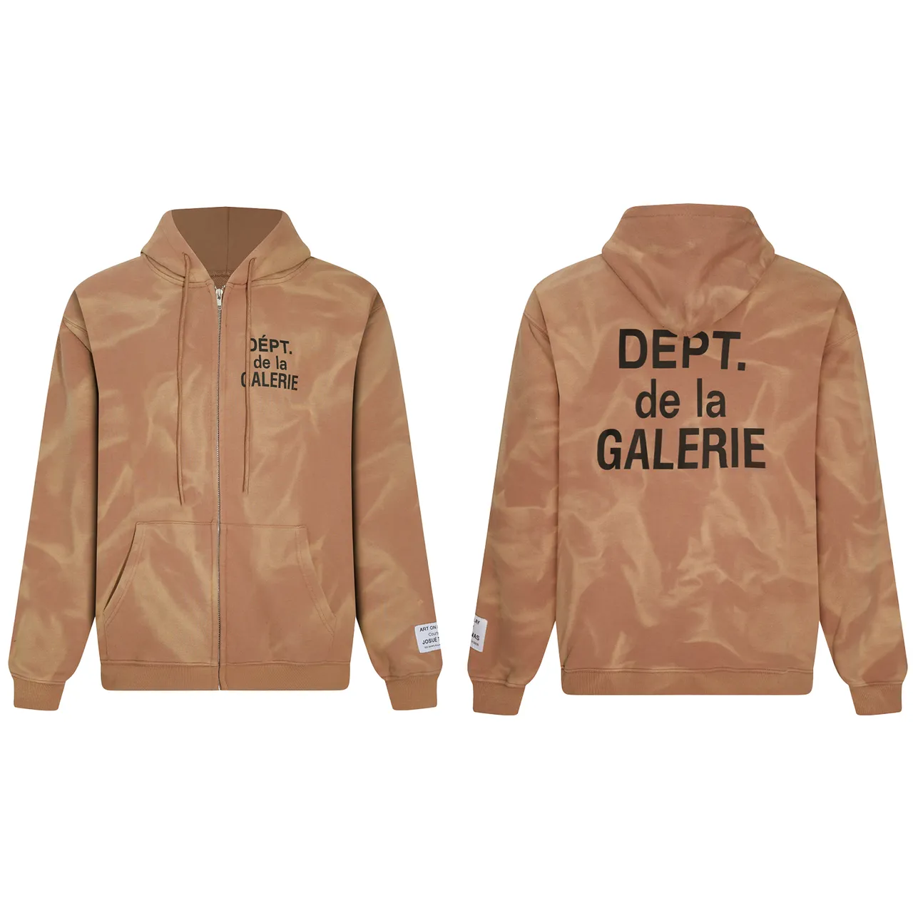 Gallery Dept DEPT. de la GALERIE Tie-Dye Full-Zip Hooded Jacket