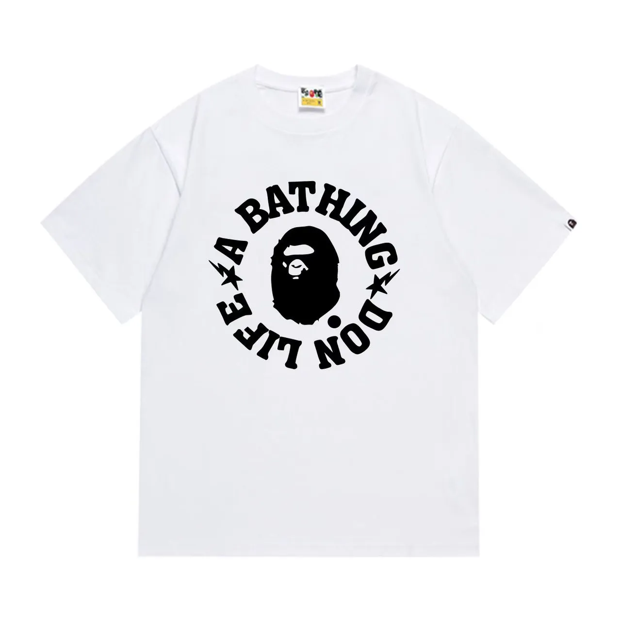 A Bathing Ape Don't Life Graphic Print Black T-Shirt