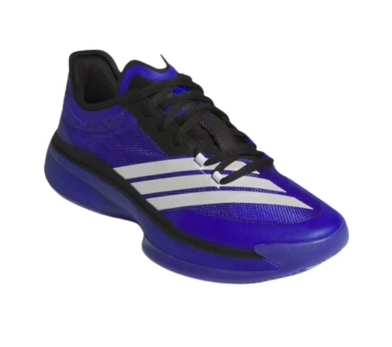 Adidas Purple and Black Mesh Upper Basketball Shoes