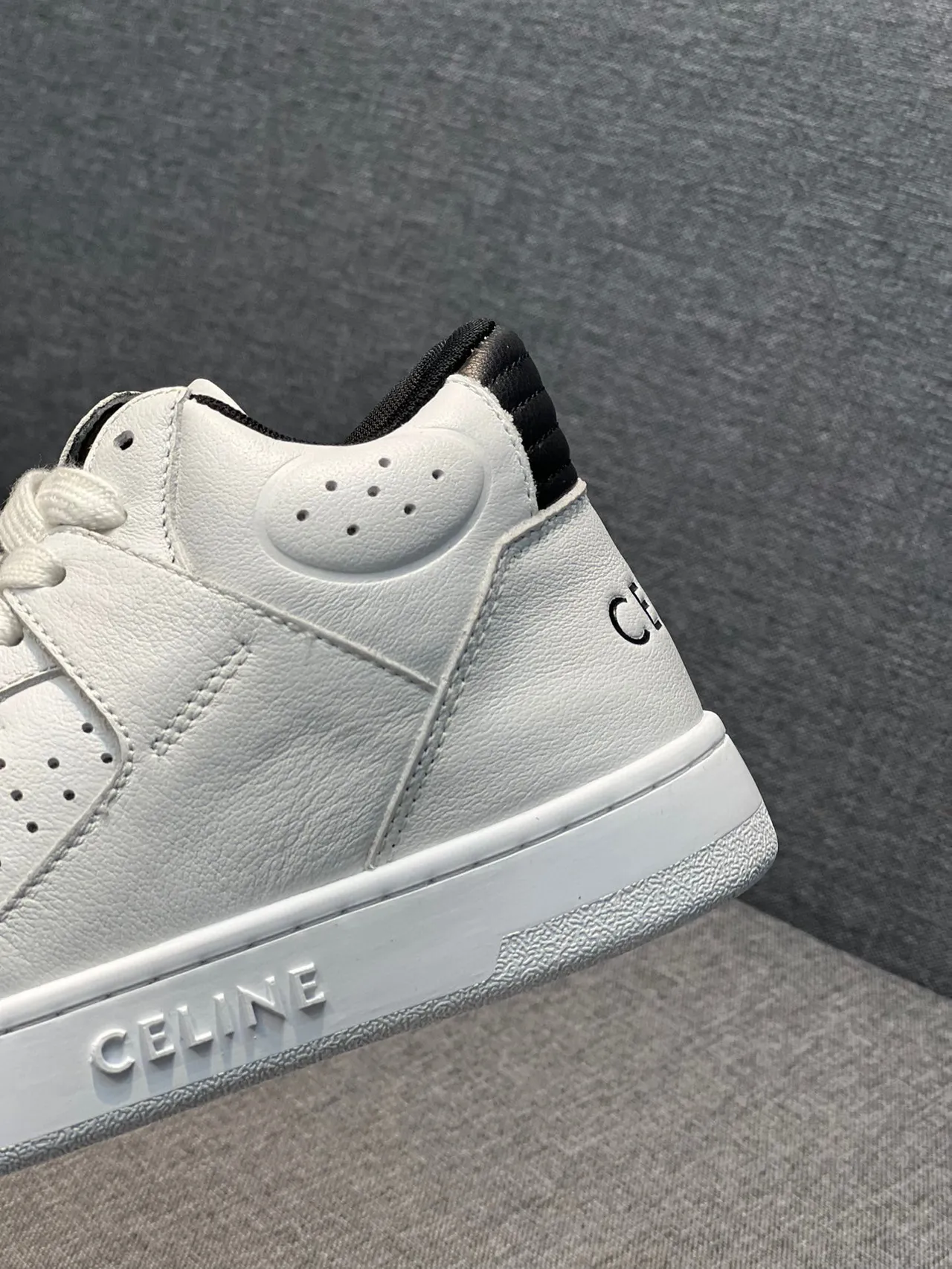 Celine CT-01 White Leather Lifestyle Sneakers