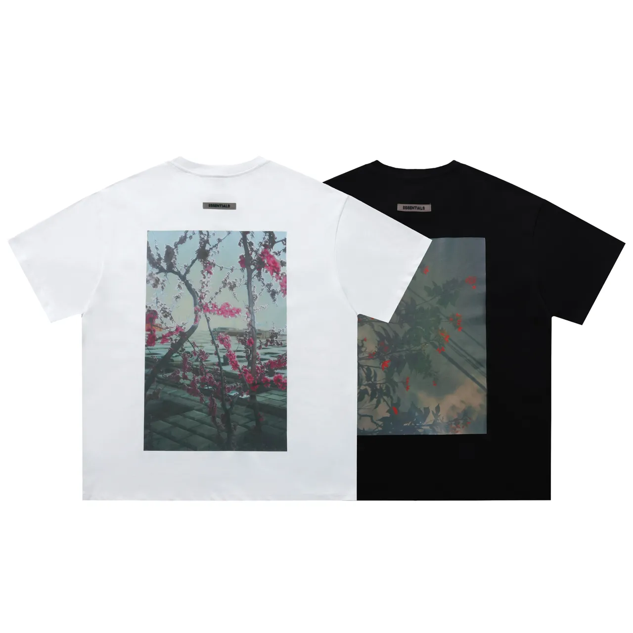 Fear of God Essentials Oversized Floral Print T-Shirt