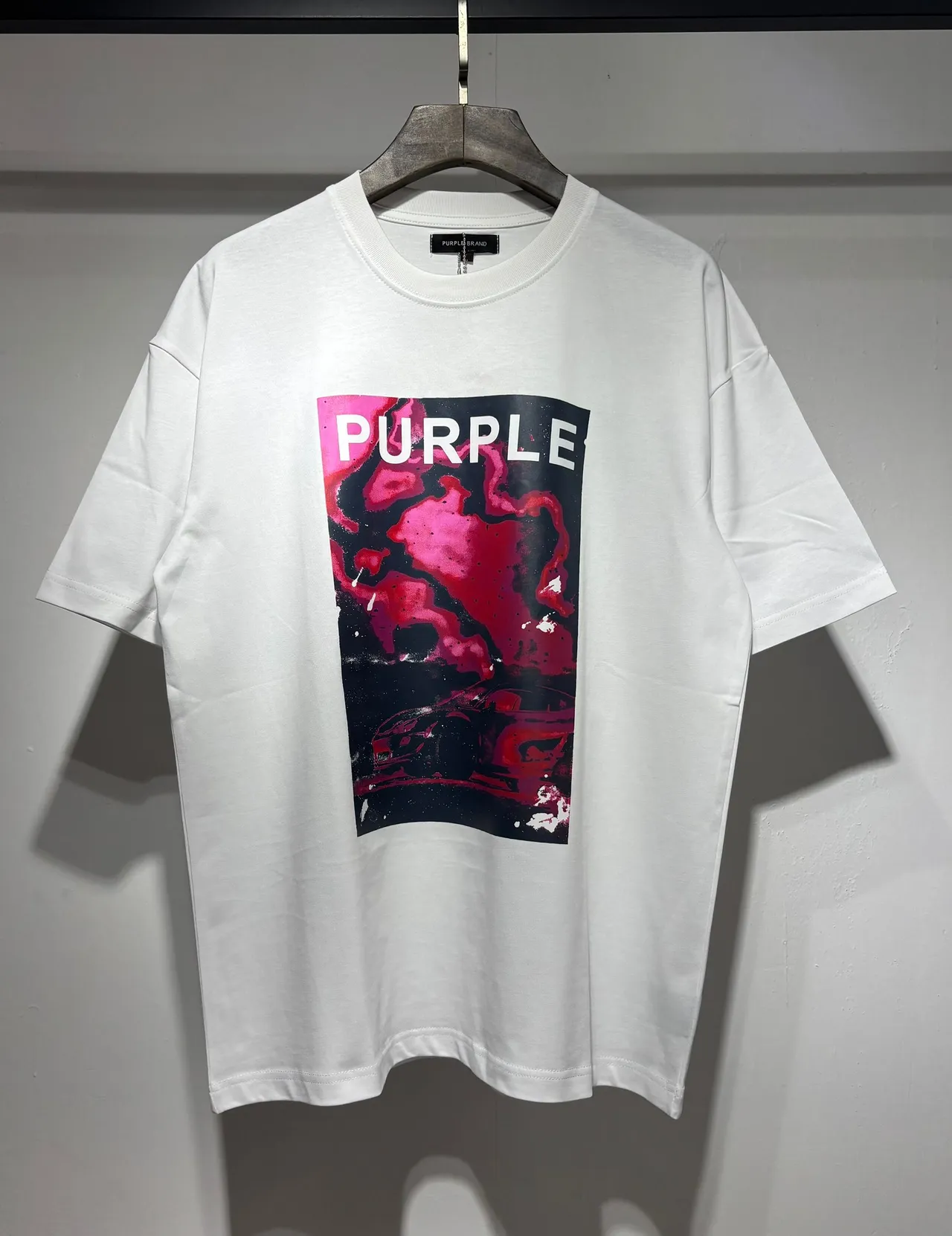 Purple Brand Oversized Graphic Print T-Shirt