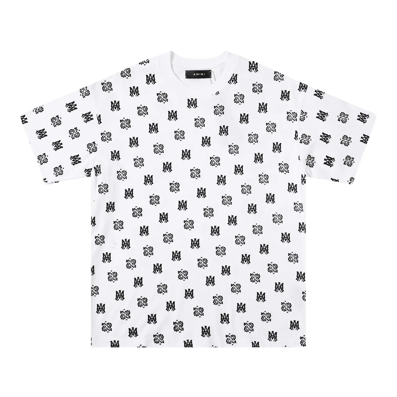 Amiri All-Over Monogram Floral Print T-Shirt