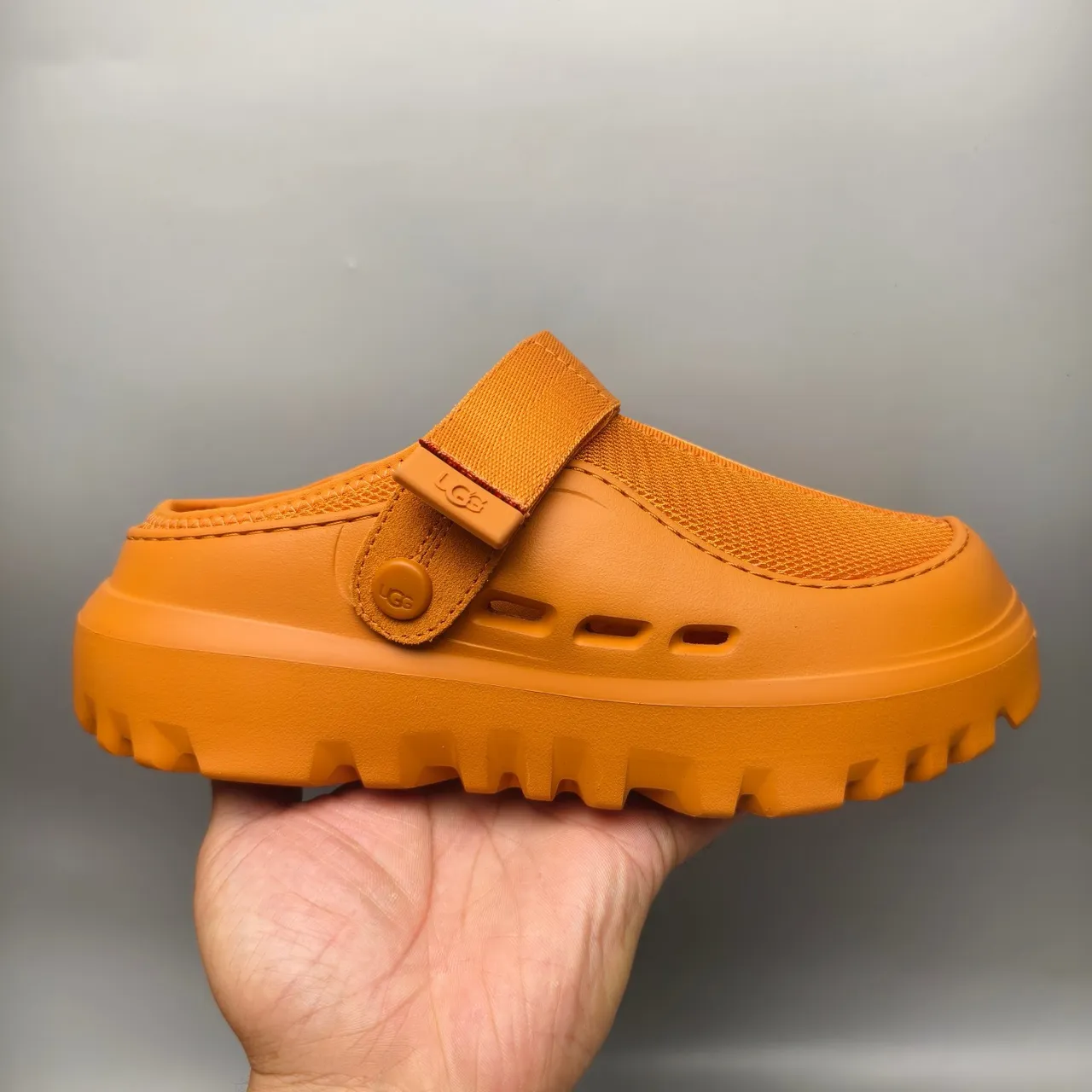 UGG Tasman Orange Mesh Strap Clog