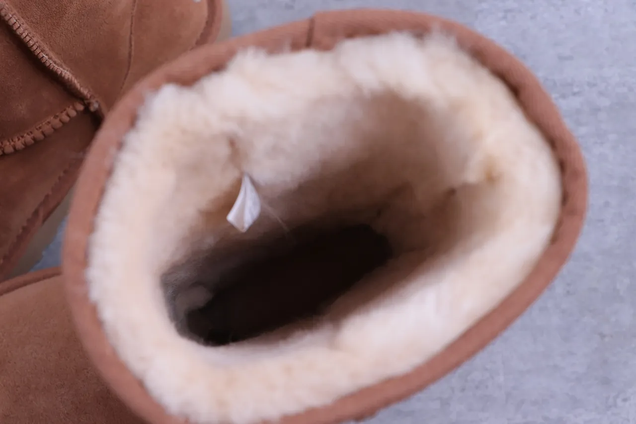 UGG Classic Tall Chestnut Suede Shearling-Lined Knee Boots