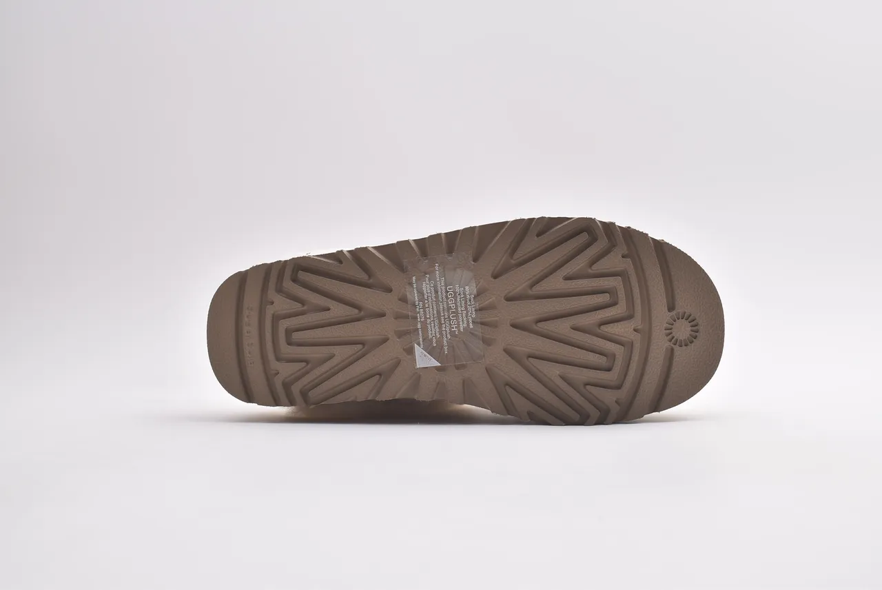UGG Tasman Tan Shearling-Lined Suede Slipper