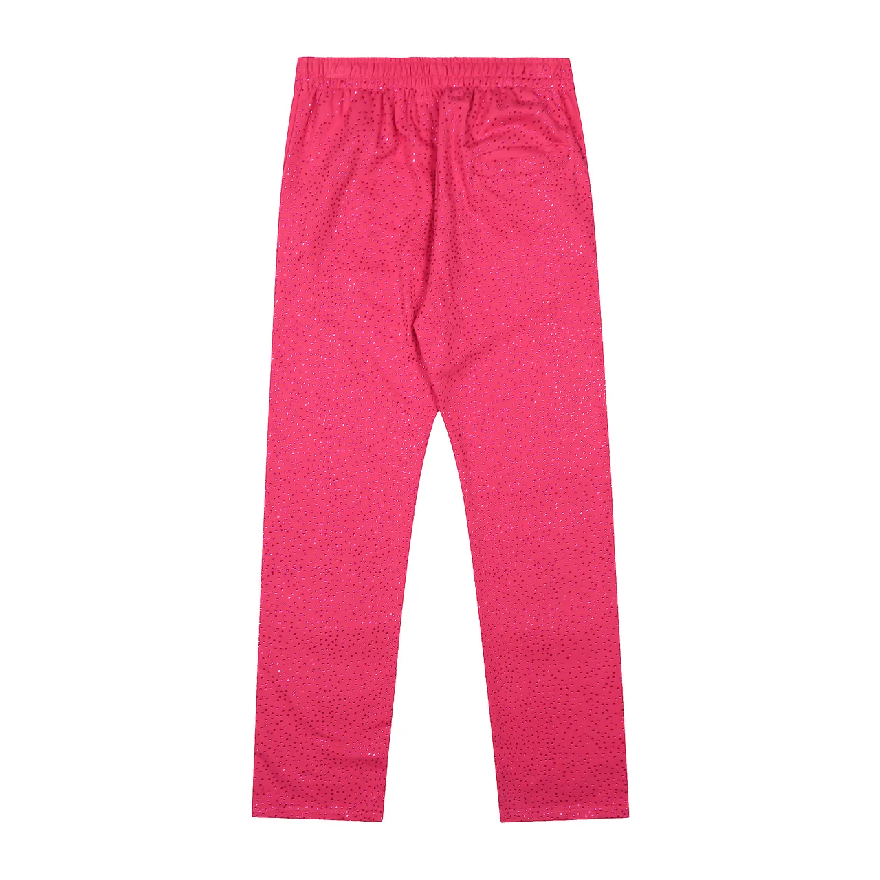 Sp5der Red Perforated Fabric Texture Arched Embroidered Logo Tracksuit