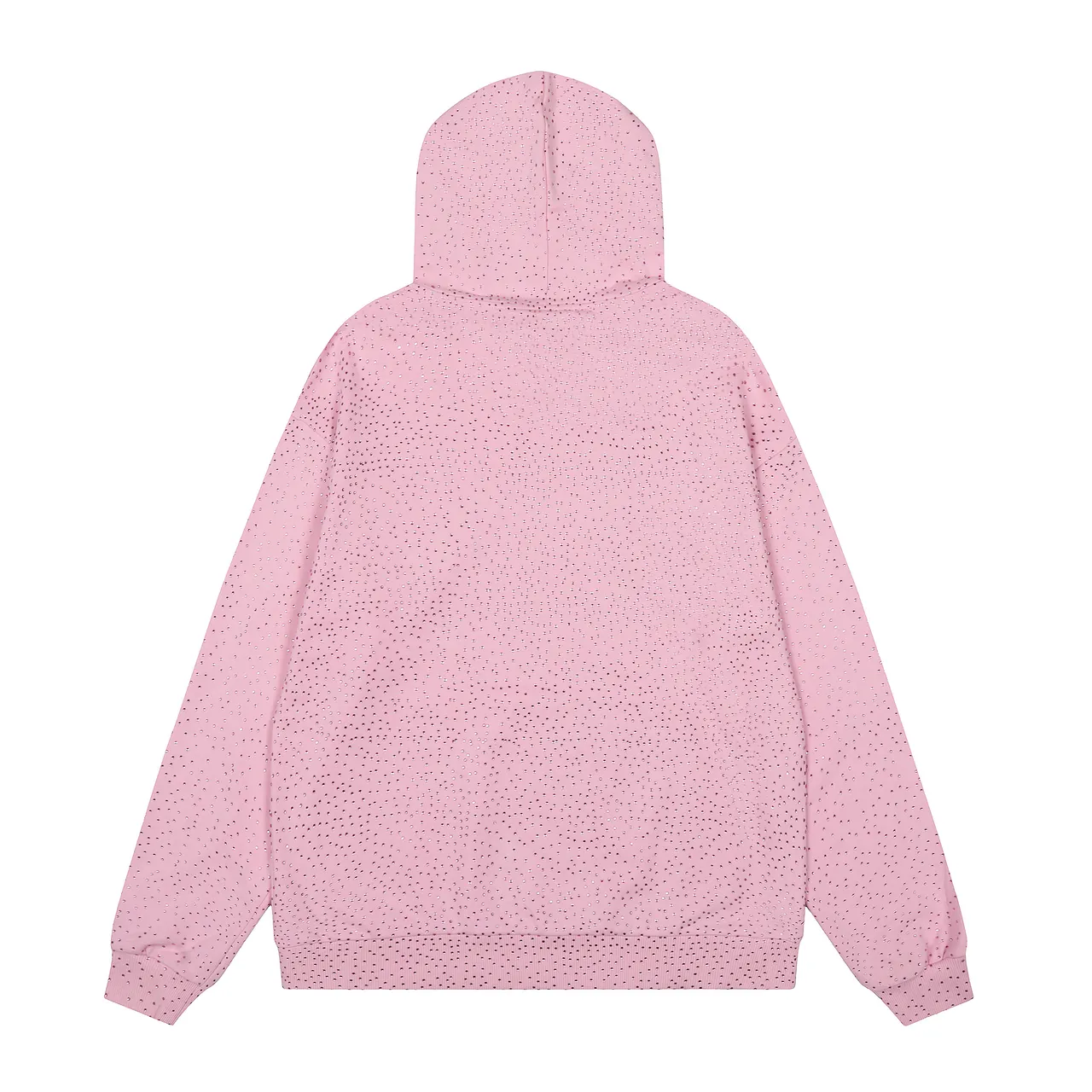 Sp5der Red Perforated Fabric Texture Arched Embroidered Logo Tracksuit