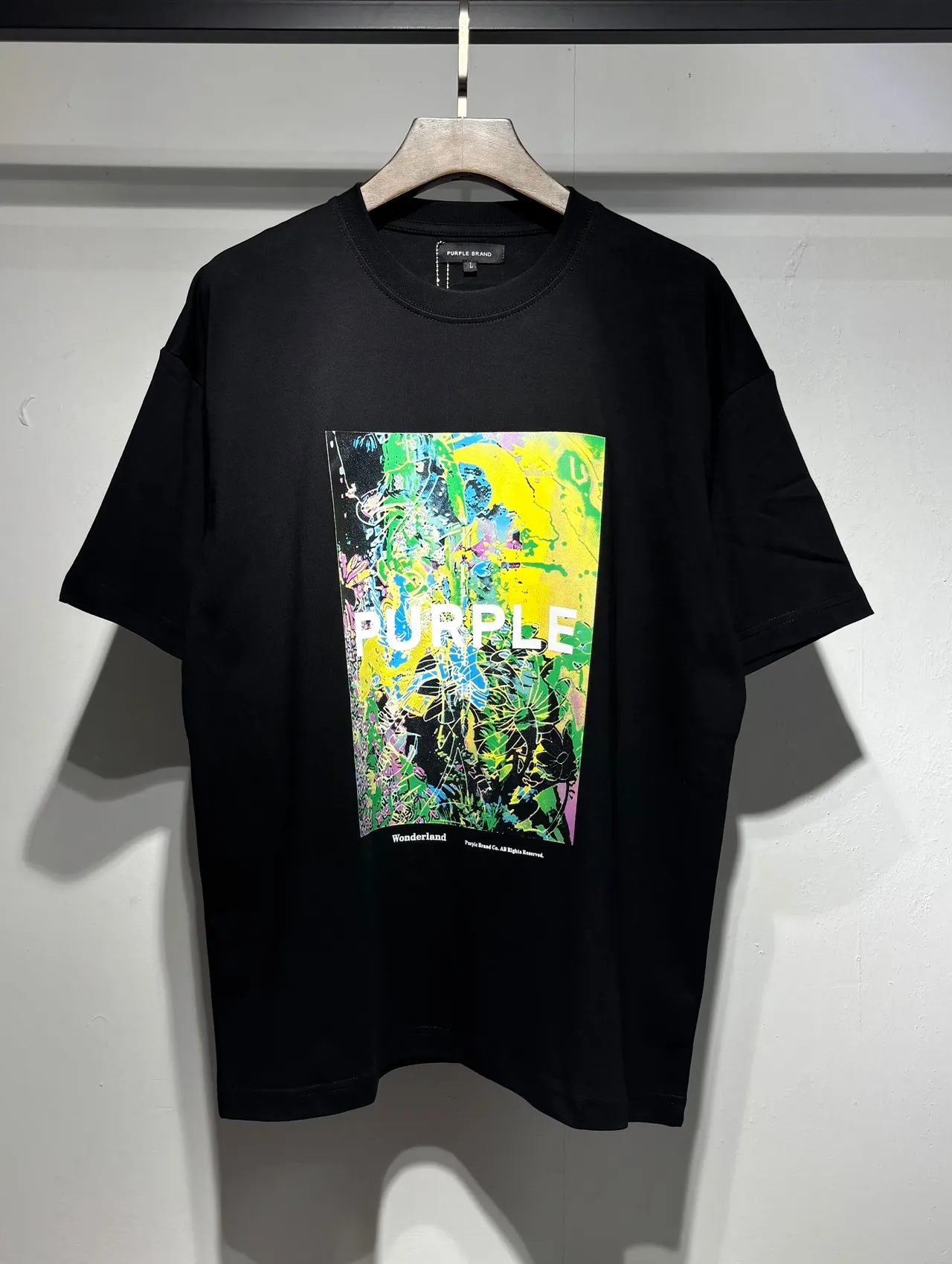 Purple Brand Graphic Print Oversized T-Shirt