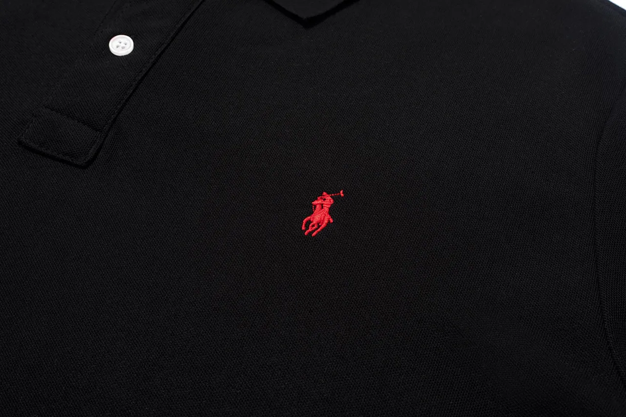 Polo Ralph Lauren Classic Fit Ivory Pique Polo Shirt