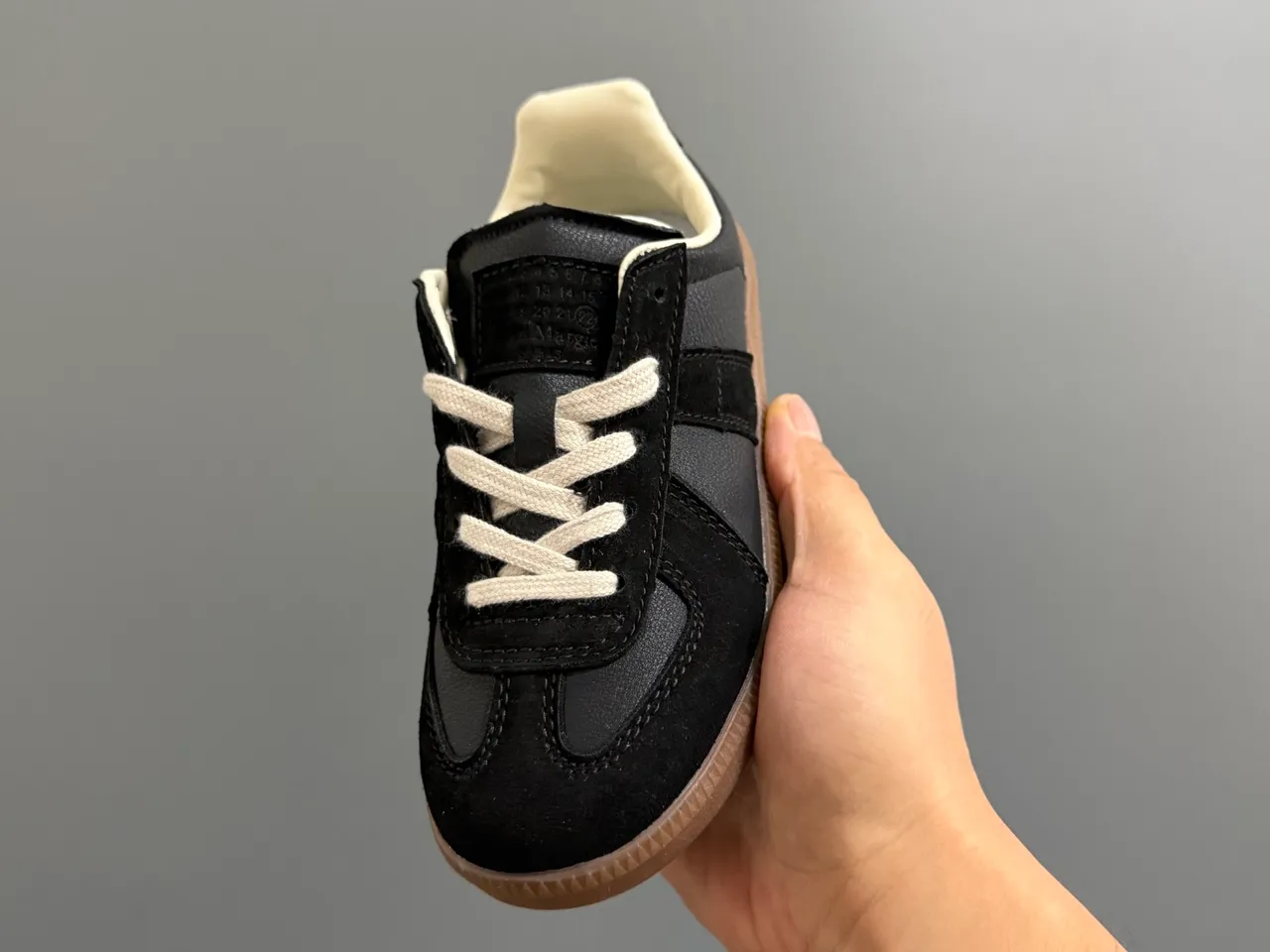 Black and White Panelled Suede Lifestyle Sneakers