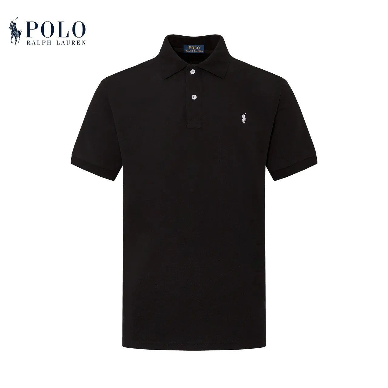 Polo Ralph Lauren Classic Fit Ivory Pique Polo Shirt