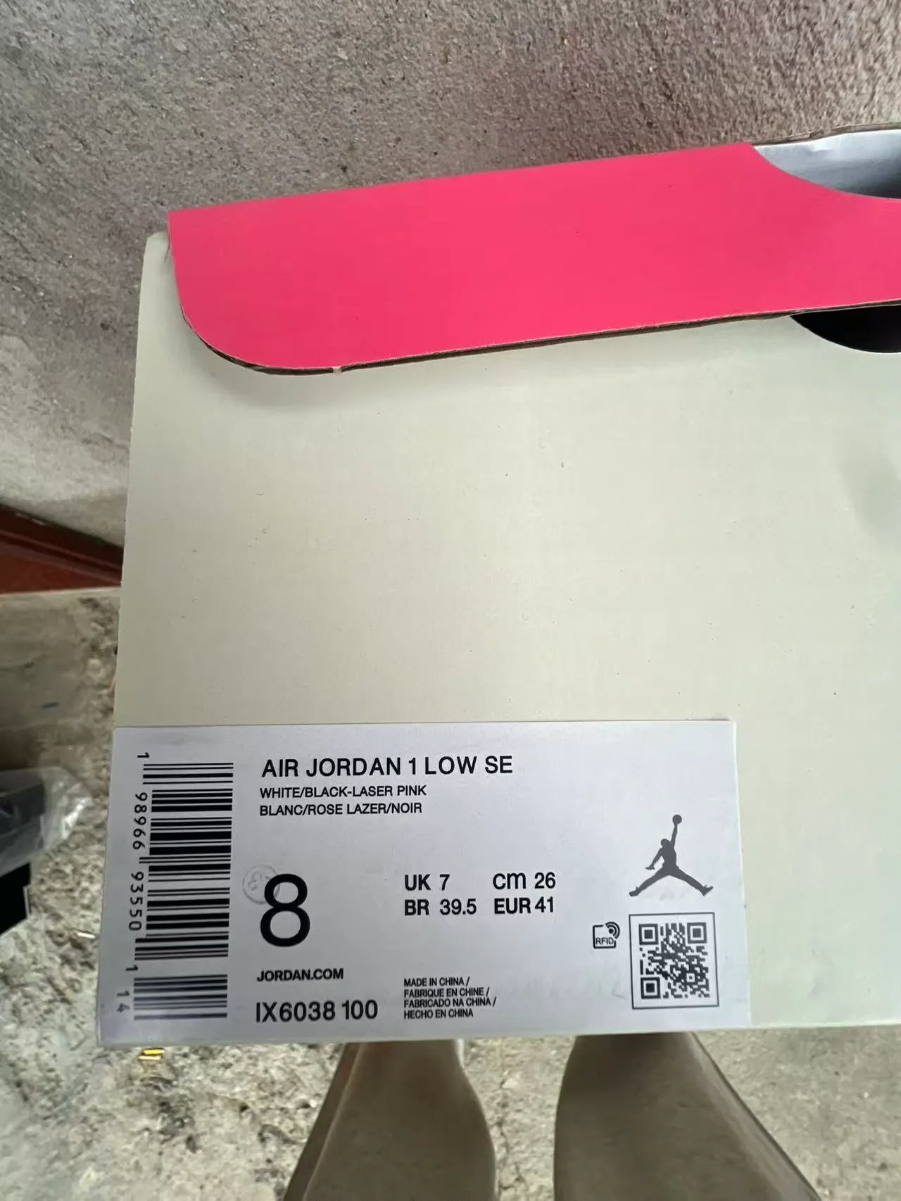 Nike Air Jordan 1 Low Iridescent Gradient Lifestyle Sneakers