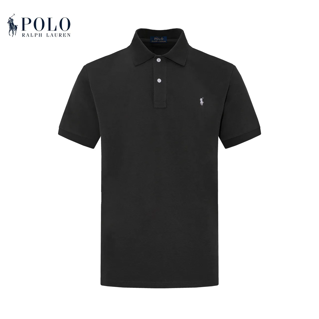 Polo Ralph Lauren Classic Fit Ivory Pique Polo Shirt