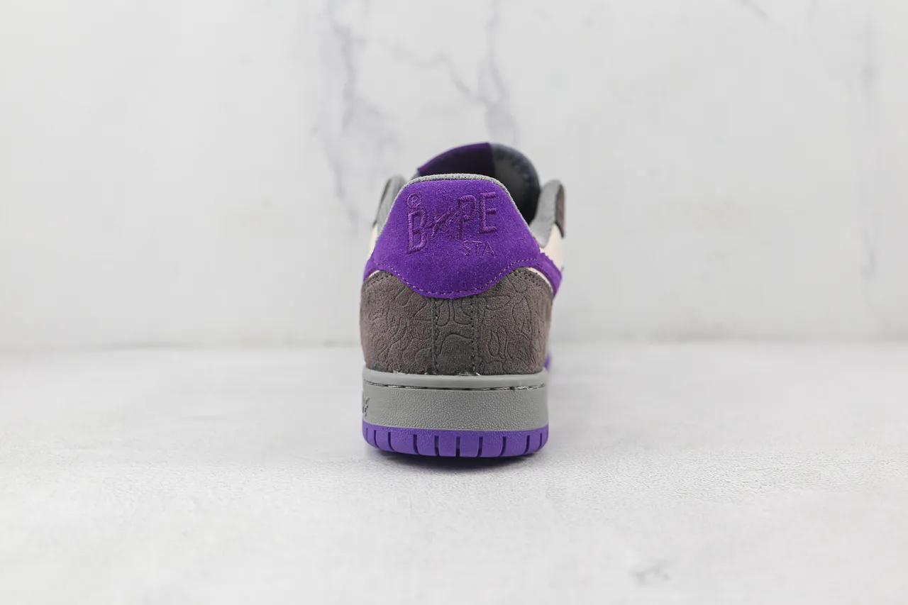 A Bathing Ape BAPE STA Purple Star Lifestyle Sneakers