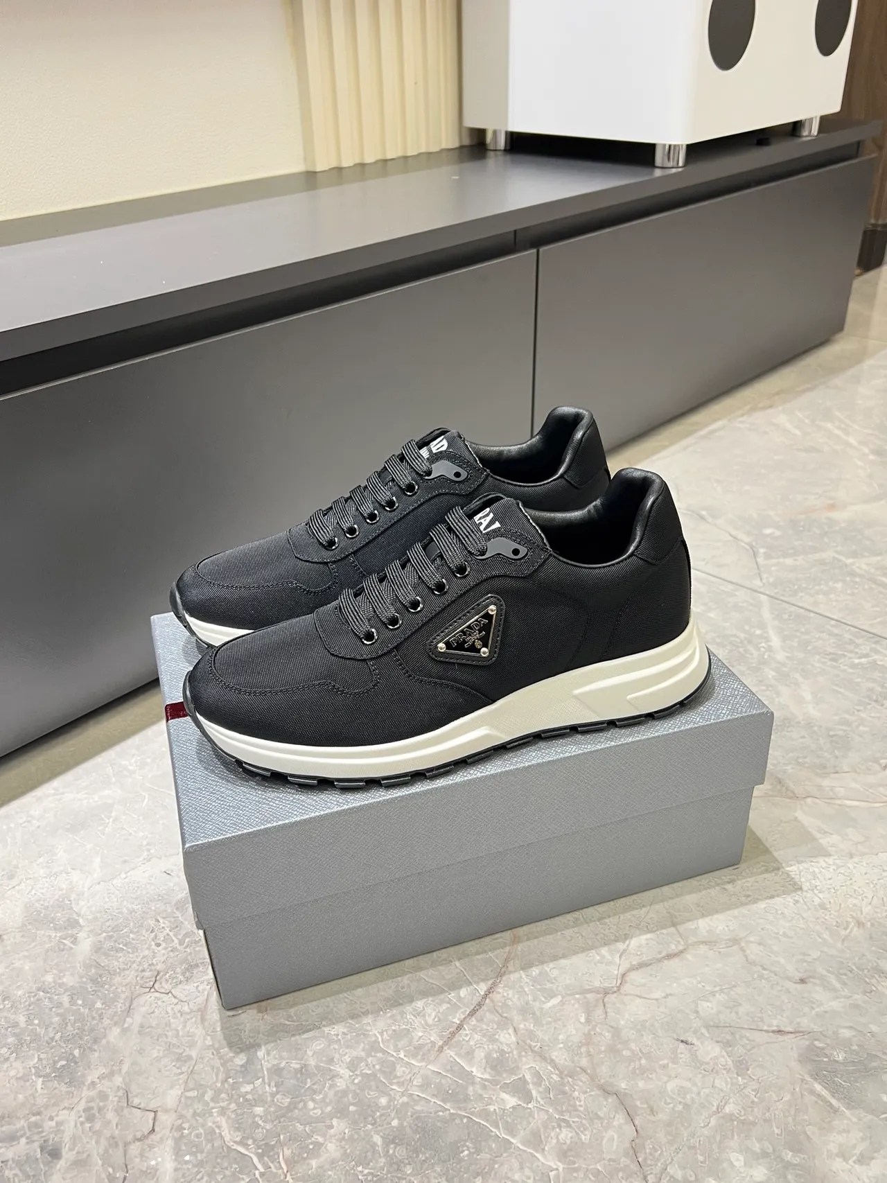 Prada Cloudbust Black Textile Lifestyle Sneakers