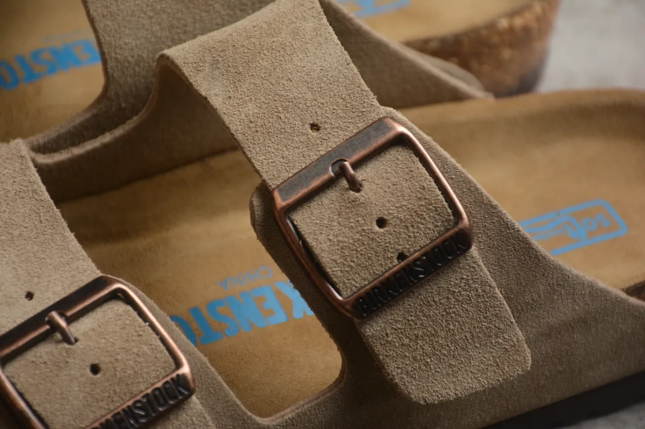 Birkenstock Arizona Beige Suede Casual Sandals