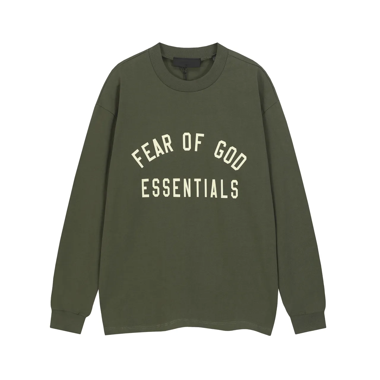 Fear of God Essentials Relaxed Fit Long-Sleeve Crewneck Sweater