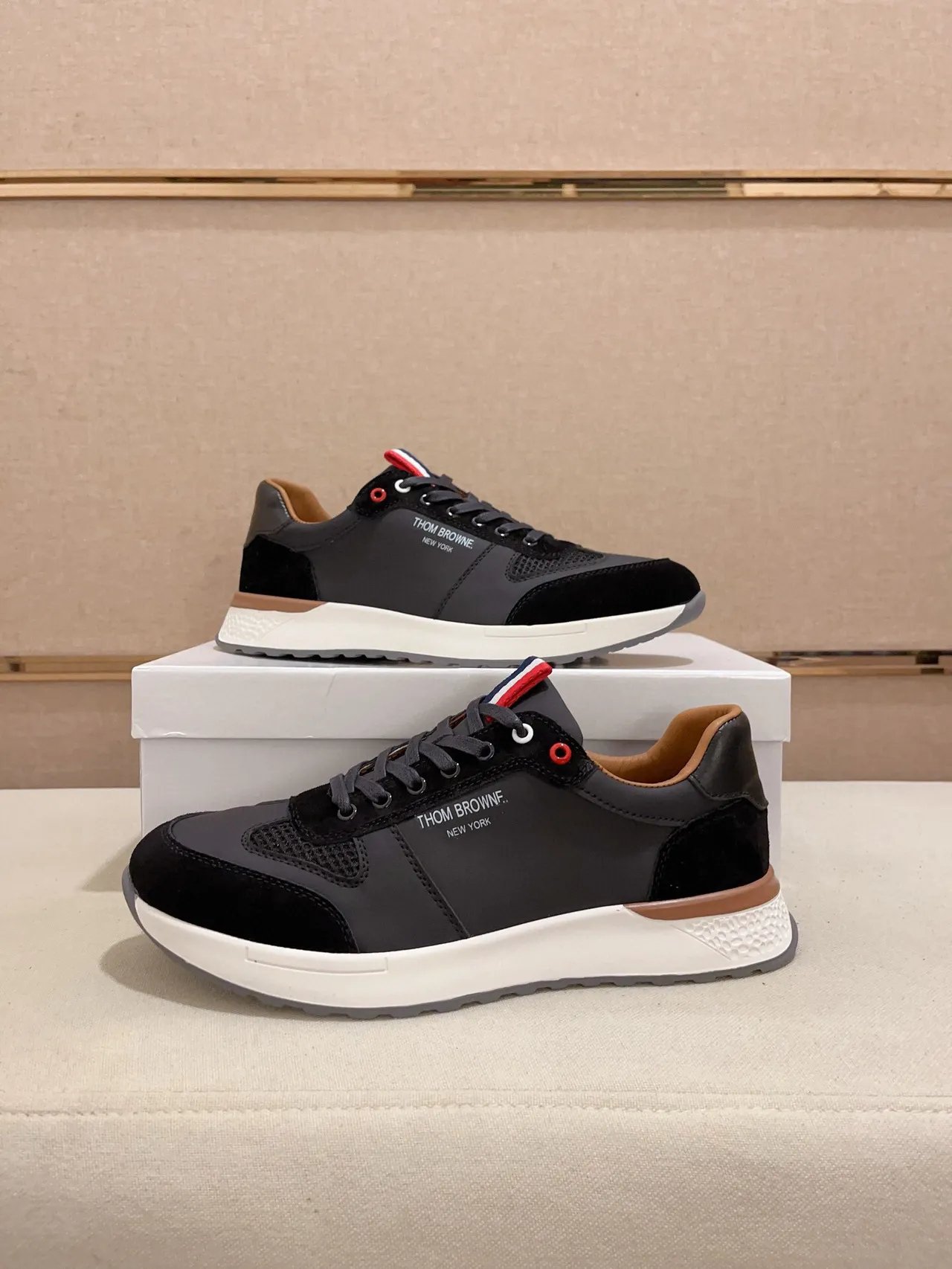 Thom Browne Black and White Lifestyle Sneaker