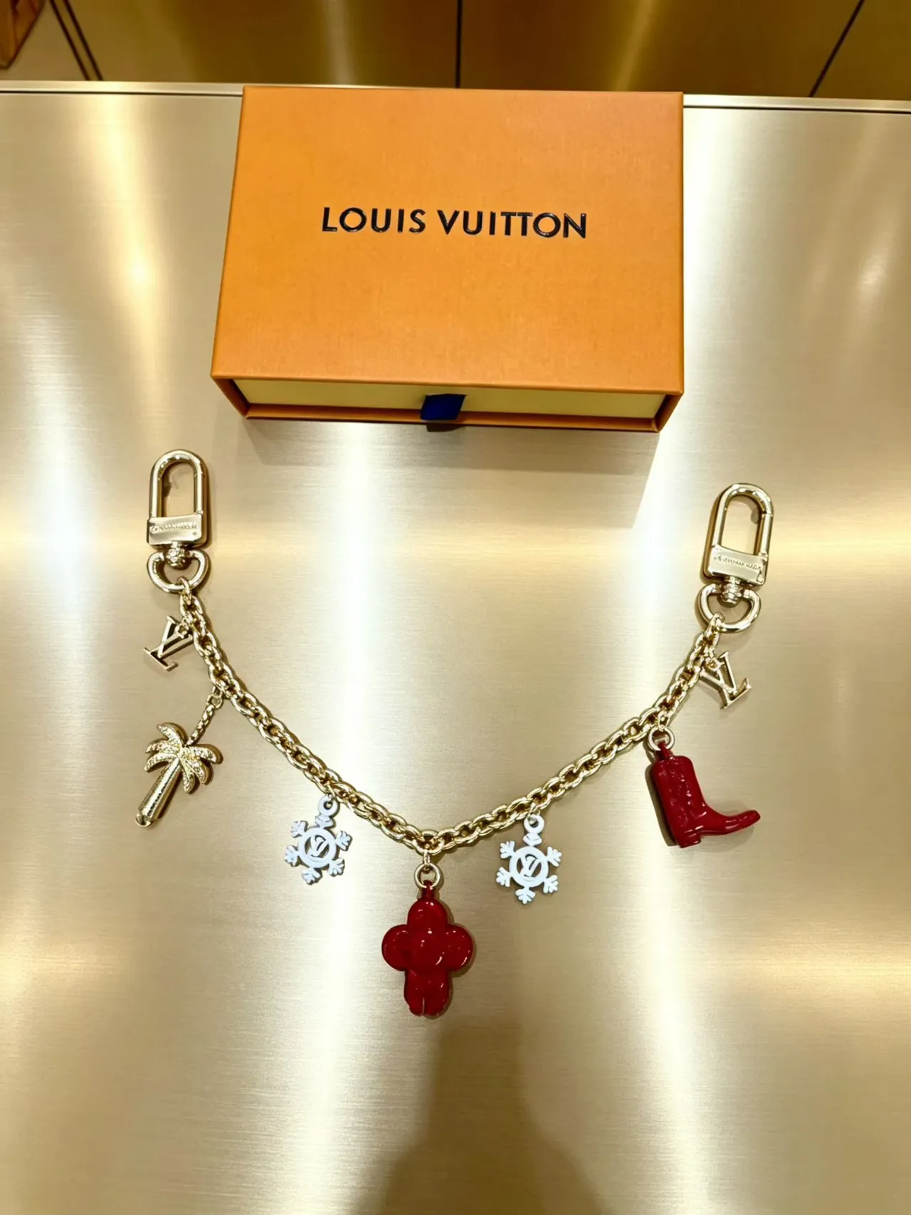 Louis Vuitton Multi-Charm Enamel Charm Bracelet
