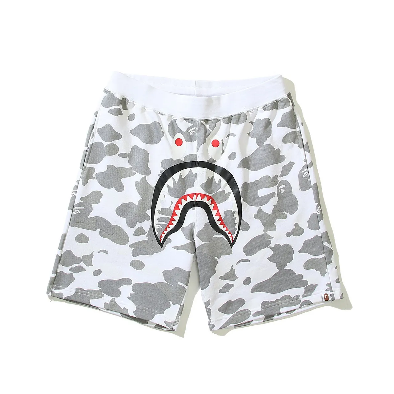 A Bathing Ape Multicolor Drawstring Waist Relaxed Fit Shorts
