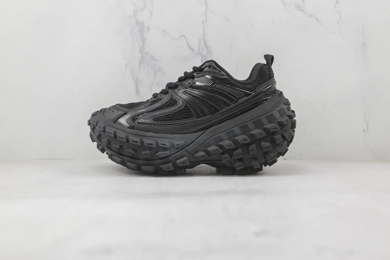 Salomon Black Chunky Sole Lifestyle Sneakers
