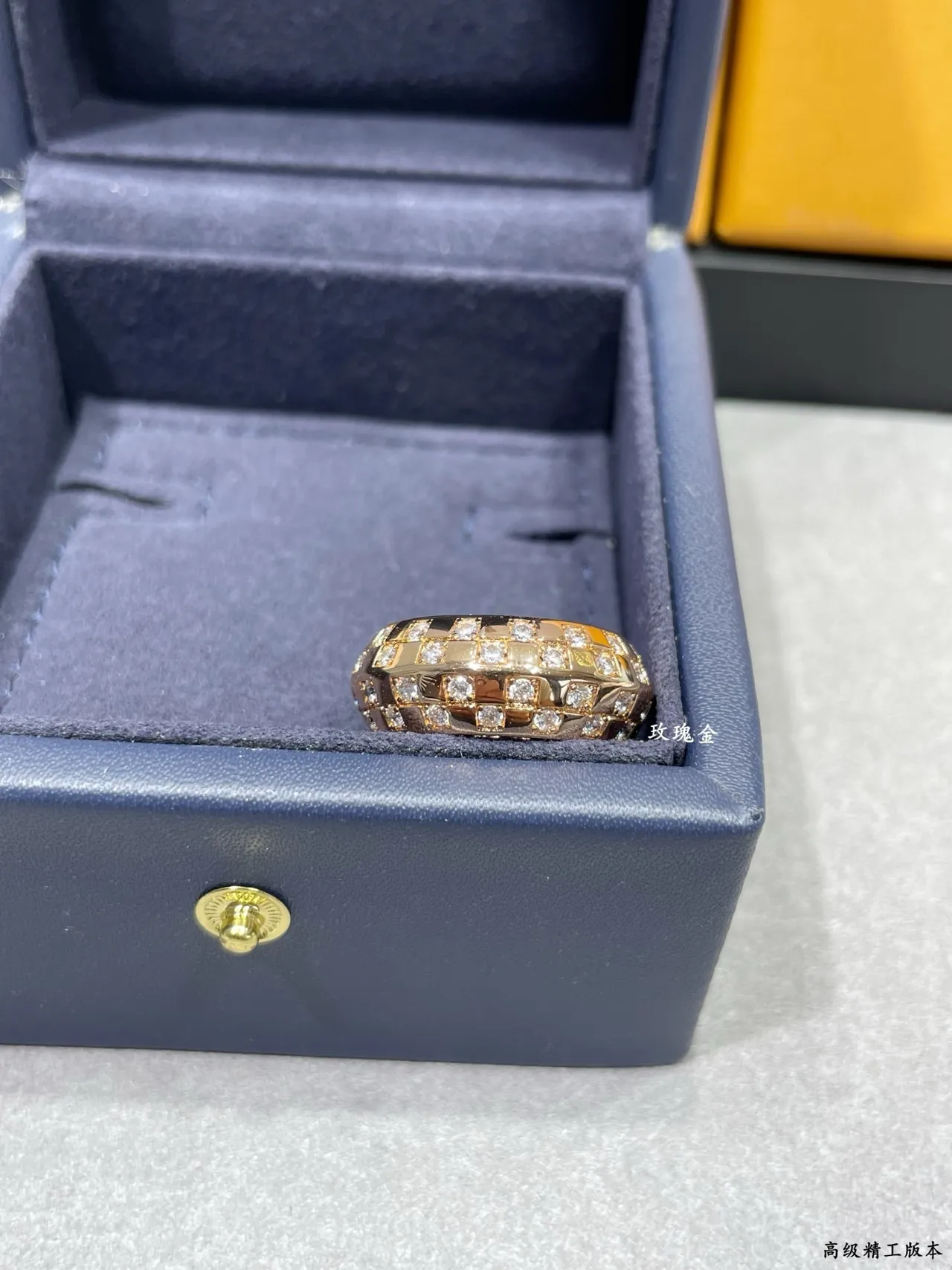 Cartier Coup de Fouet Wide Band Pavé Diamond Ring