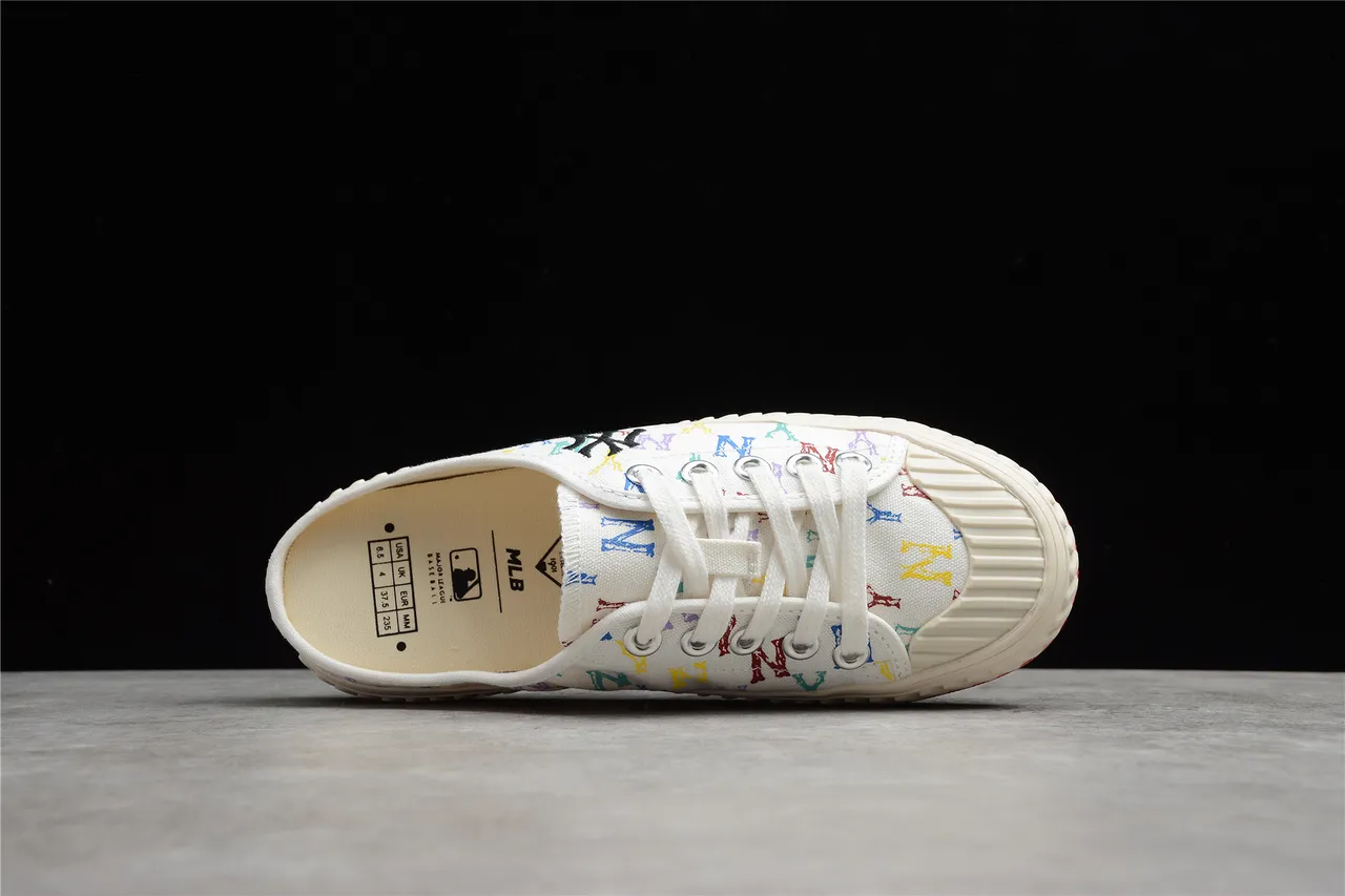 New Era NY Monogram Canvas Slip-On Lifestyle Sneakers