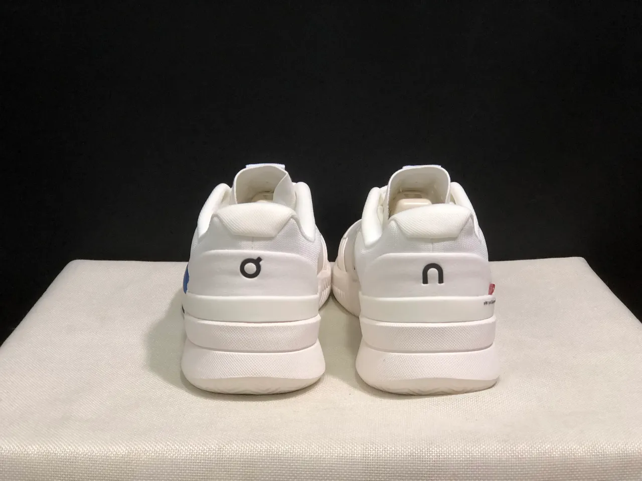 On THE ROGER Pro2 White Sky Blue Running Shoes