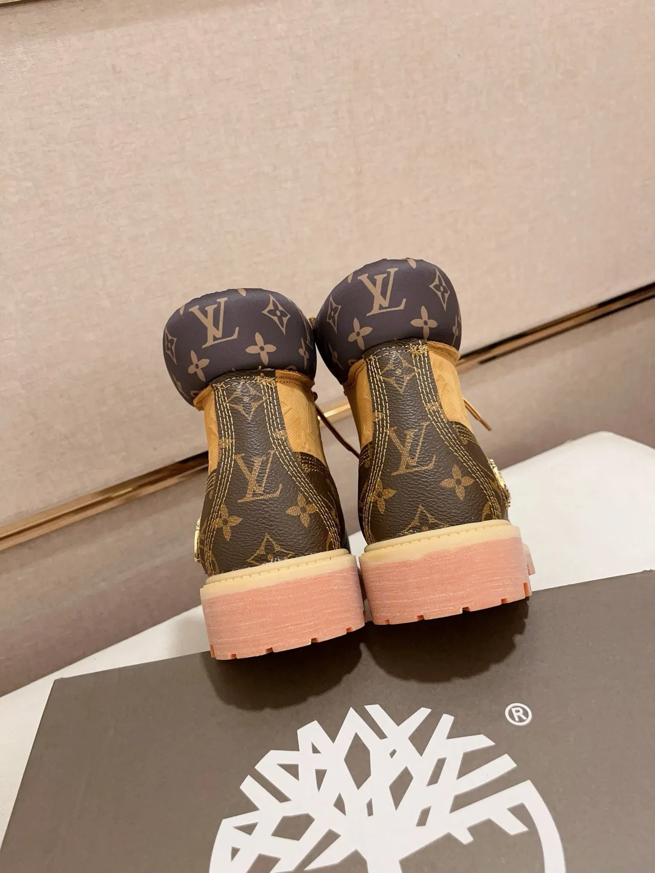 Timberland Premium 6-Inch Monogram Print Work Boot