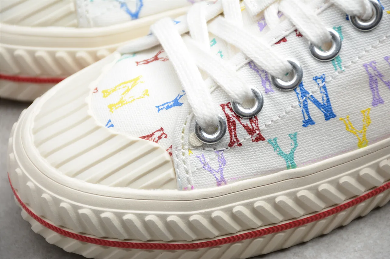 New Era NY Monogram Canvas Slip-On Lifestyle Sneakers