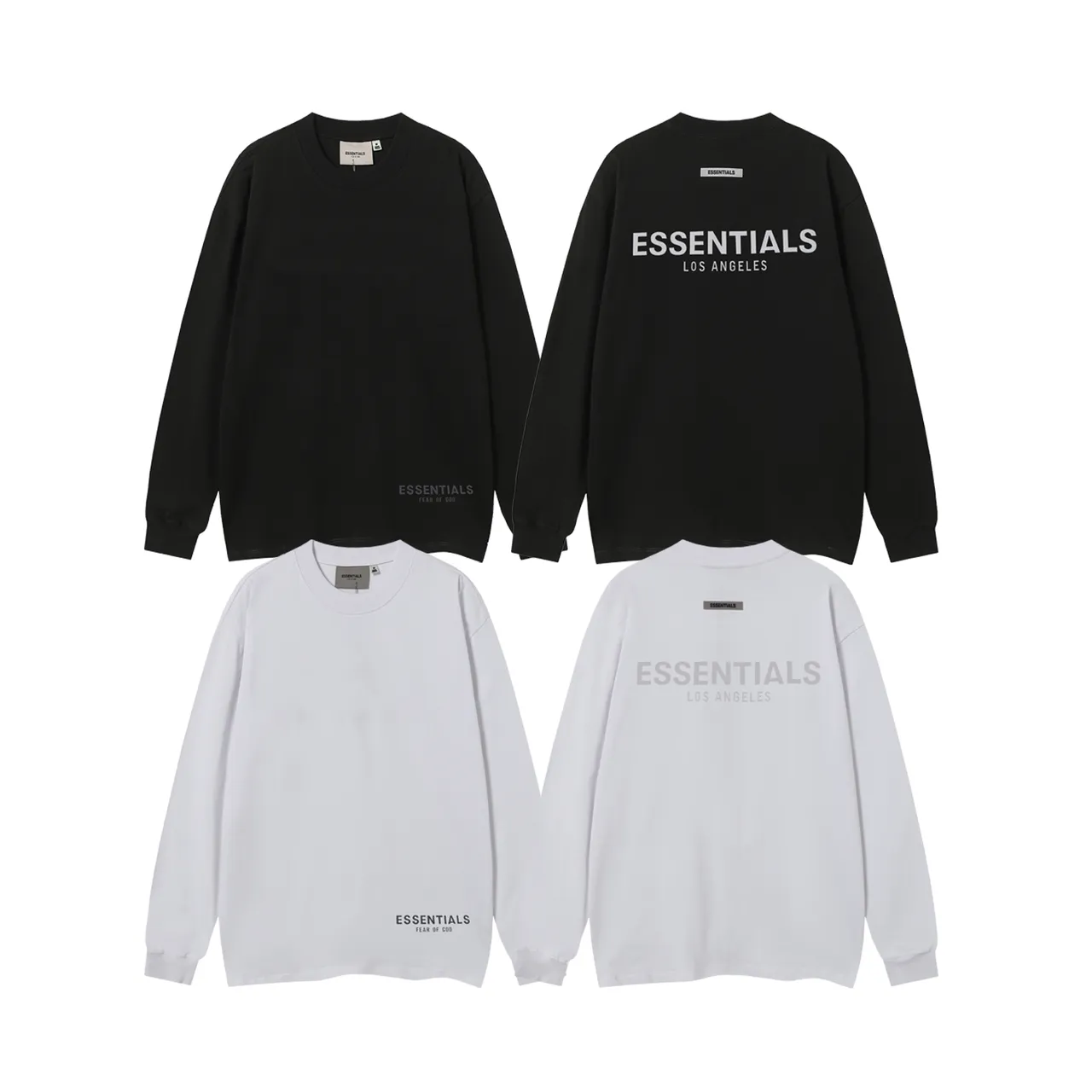 Fear of God Essentials Relaxed Fit Long Sleeve Crewneck T-Shirt
