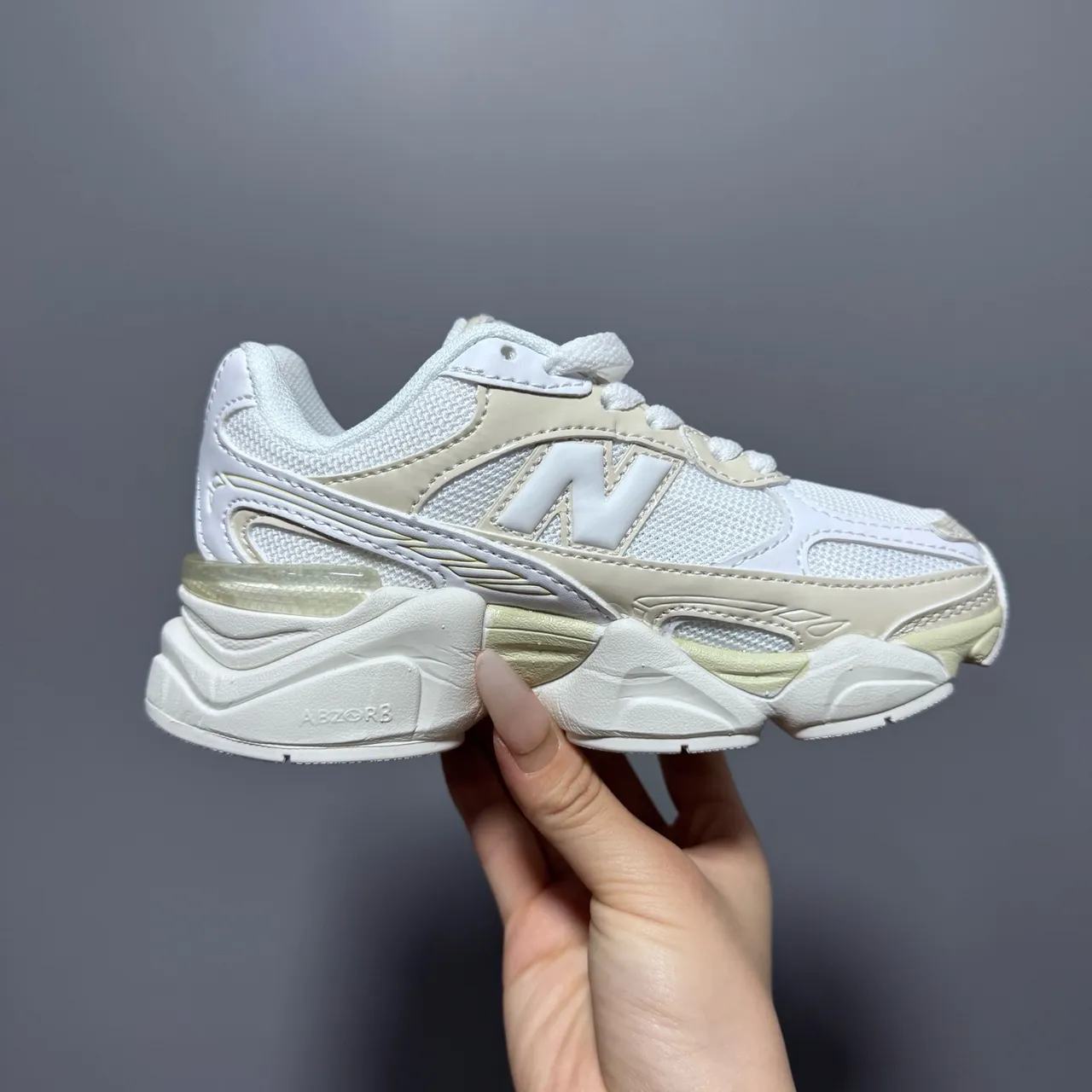 New Balance 9060 Black Glossy Chunky Sneakers