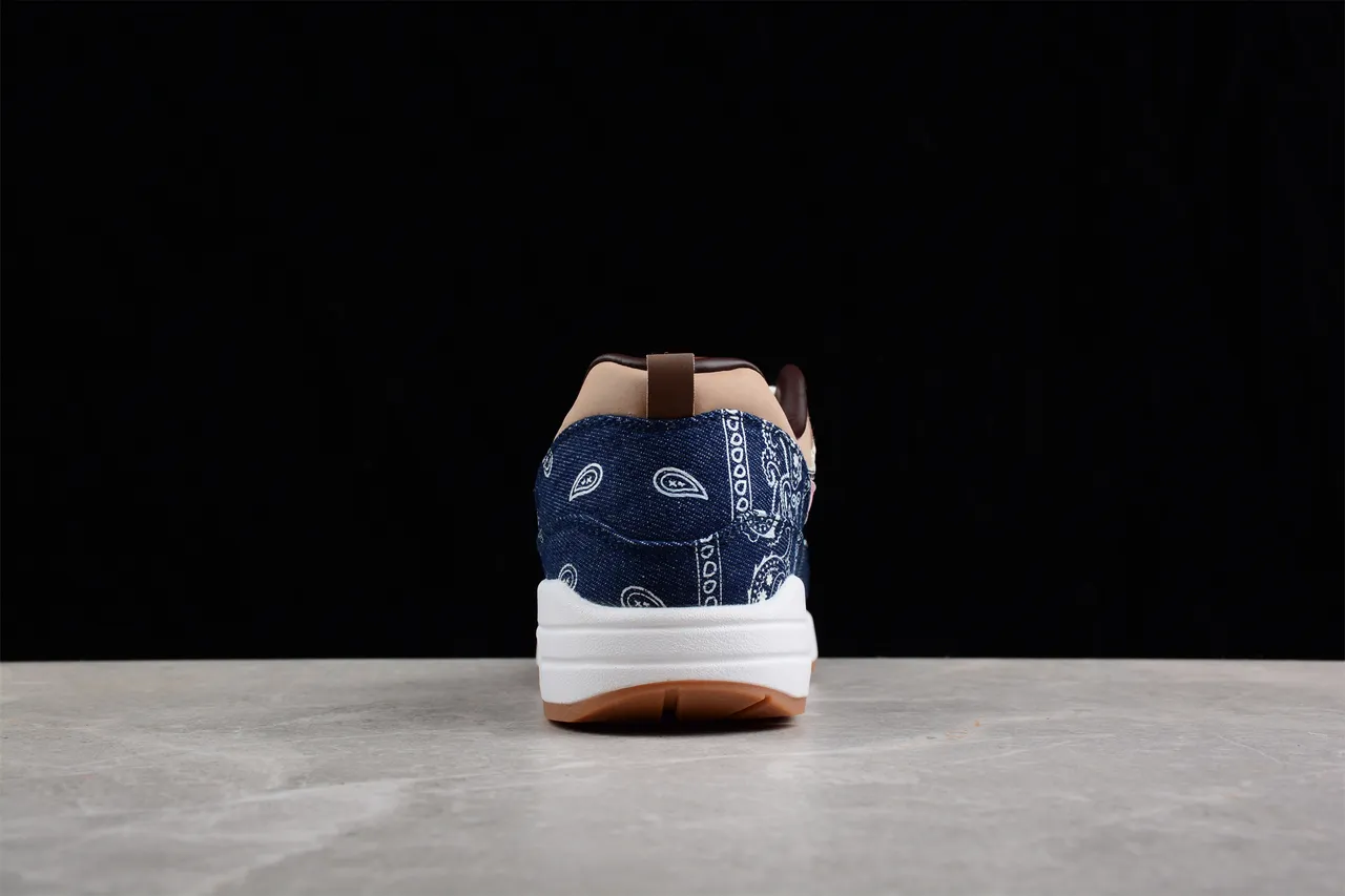 Nike Air Max 1 Denim Bandana Plaid Lifestyle Sneakers
