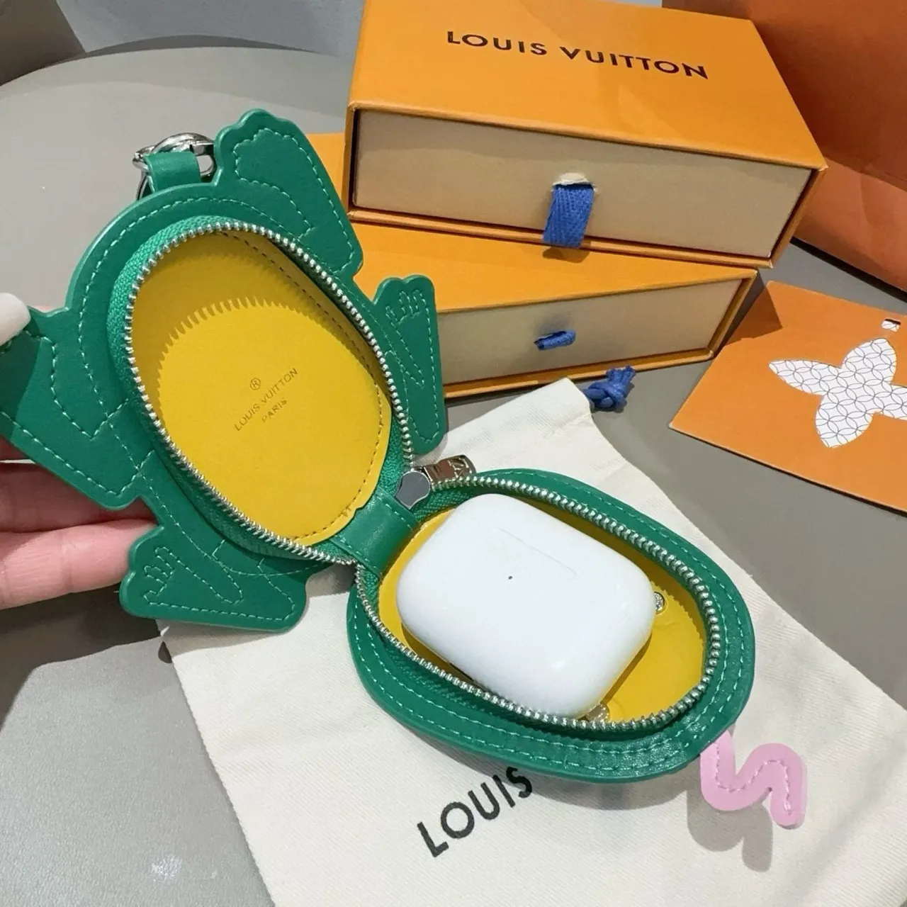 Louis Vuitton Multicolor Turtle Silhouette Monogram Canvas Coin Purse