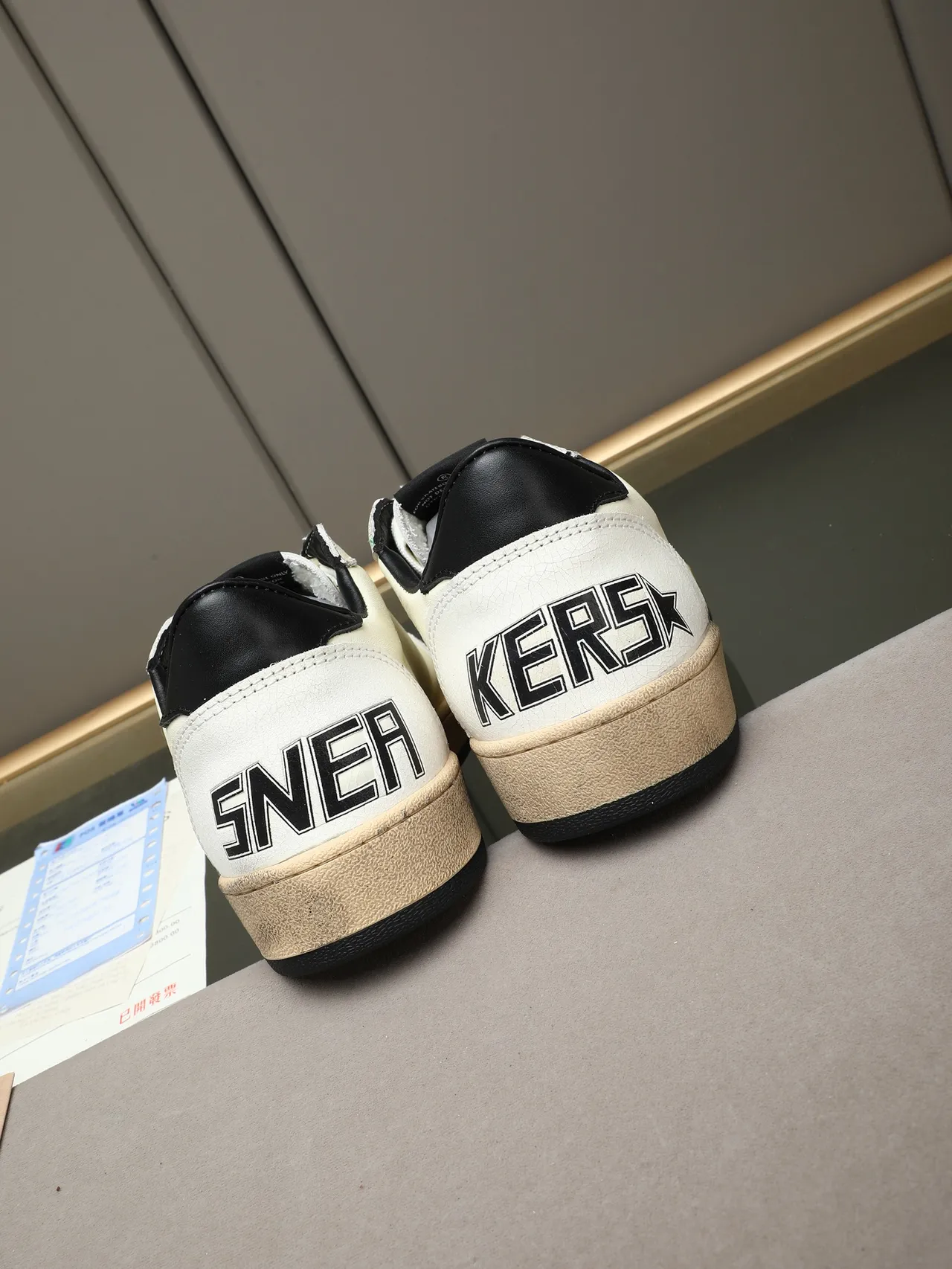 Golden Goose Ball Star Off-White Black Star Lifestyle Sneakers