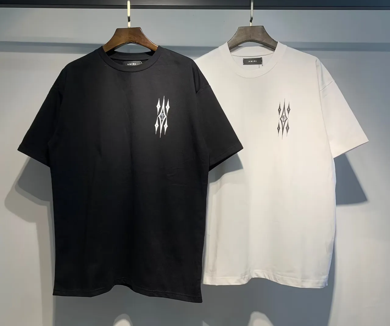 Amiri Skel Top Black and White Graphic Print T-Shirt