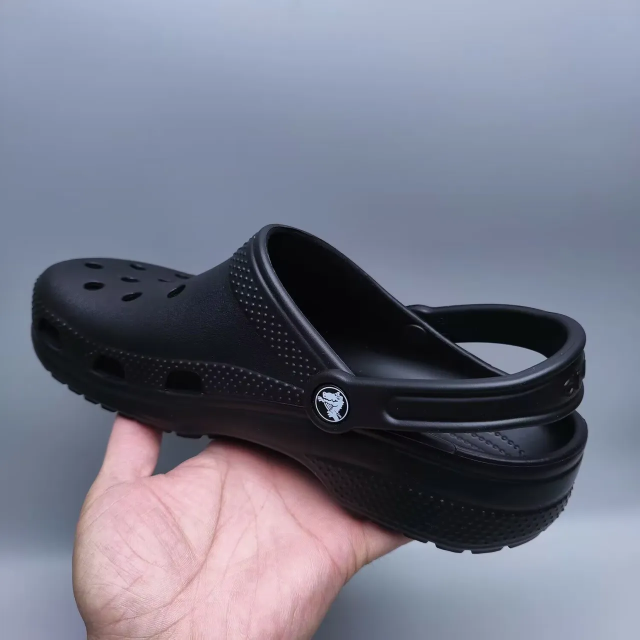 Crocs Classic Clog Black Molded Synthetic Clog