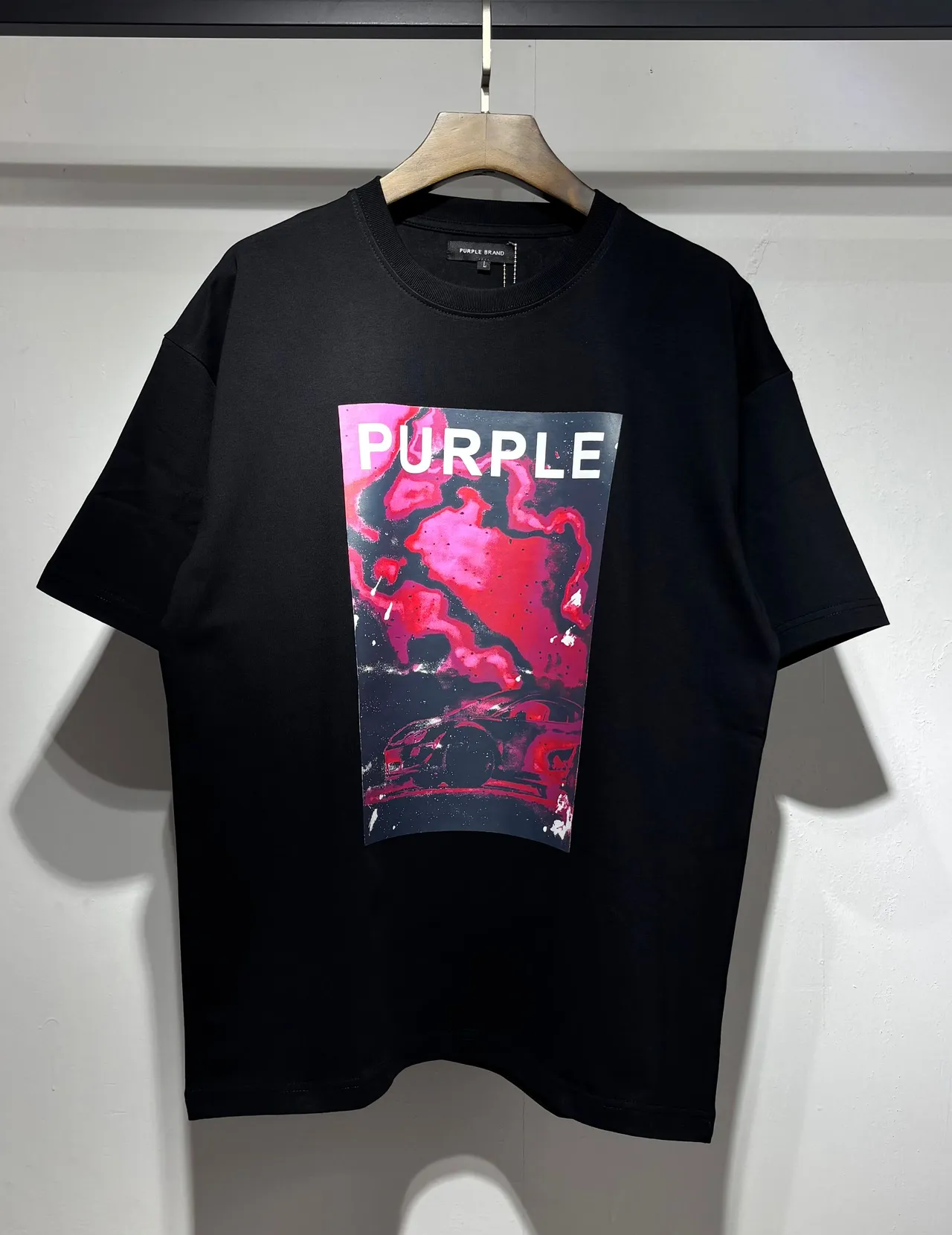 Purple Brand Oversized Graphic Print T-Shirt