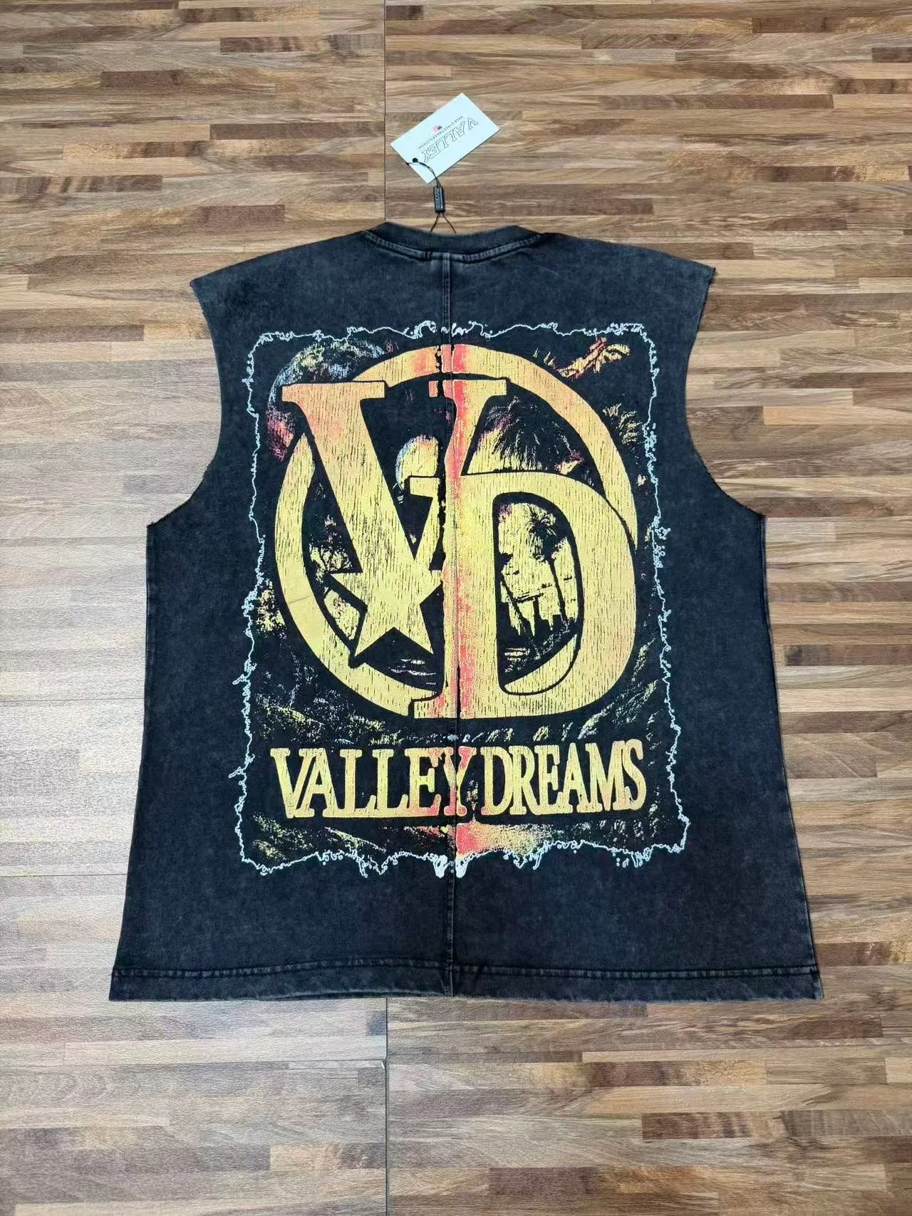 Valley Dreams Graphic-Print Sleeveless Crew-Neck Vest Top