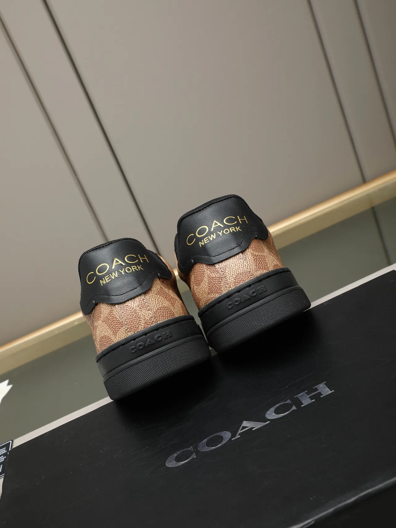 Coach Monogram Canvas Low-Top Lifestyle Sneakers