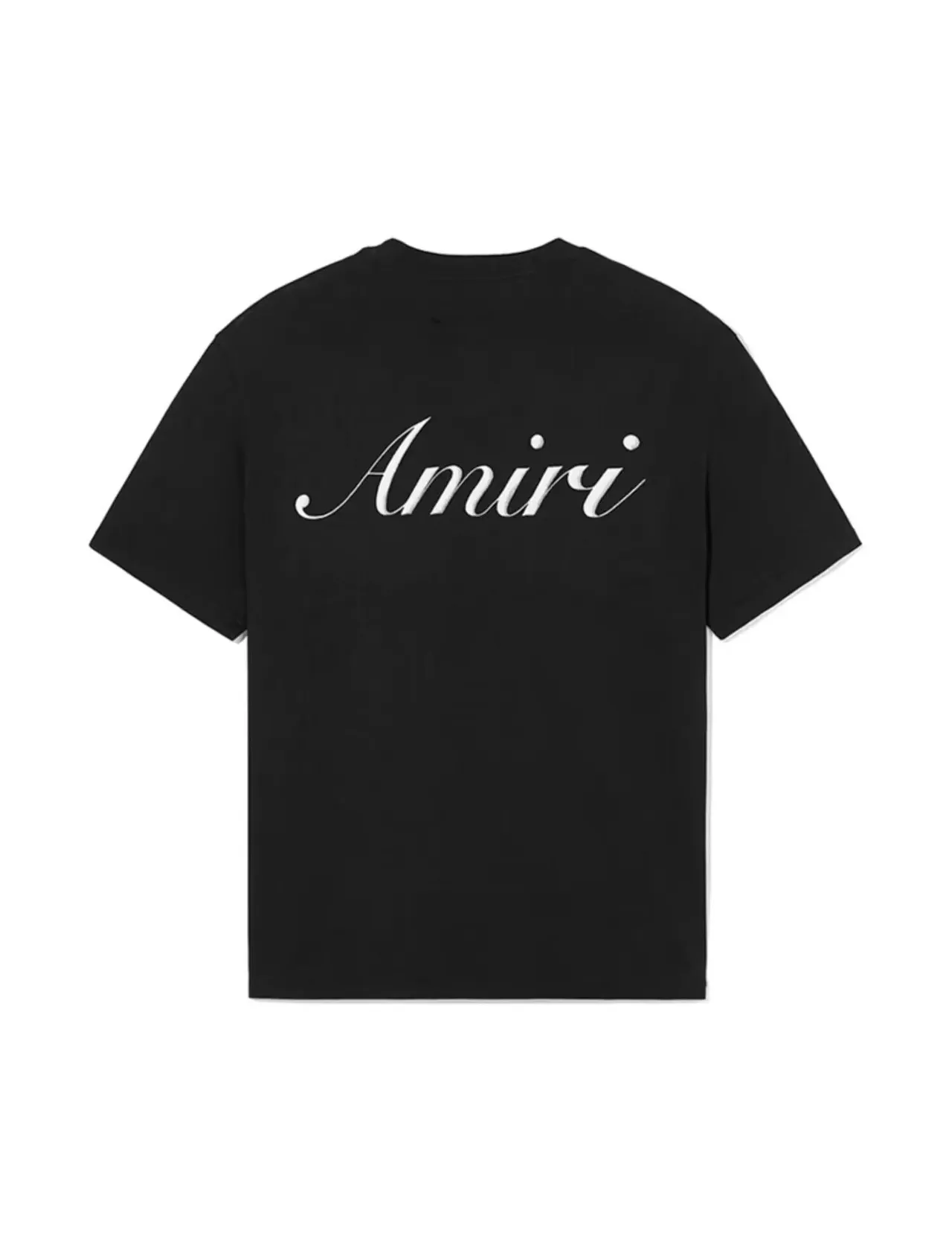 Amiri Script Logo Black and White Oversized T-Shirt