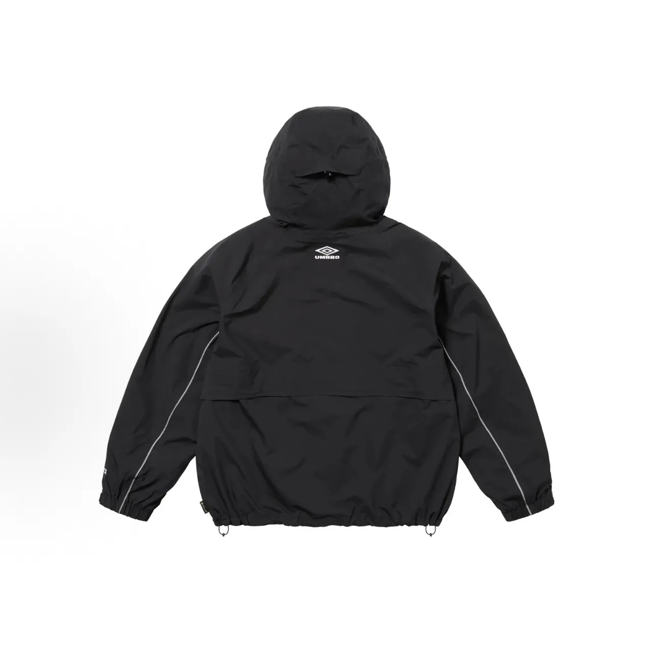 Supreme GORE-TEX Hooded Black White Snap-Front Jacket