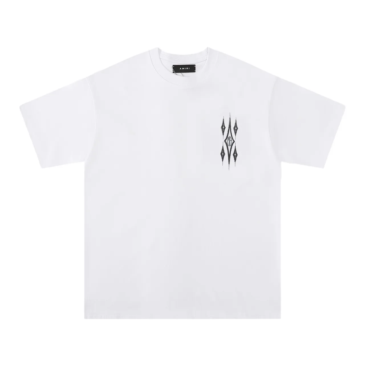 Amiri Skel Top Black and White Graphic Print T-Shirt