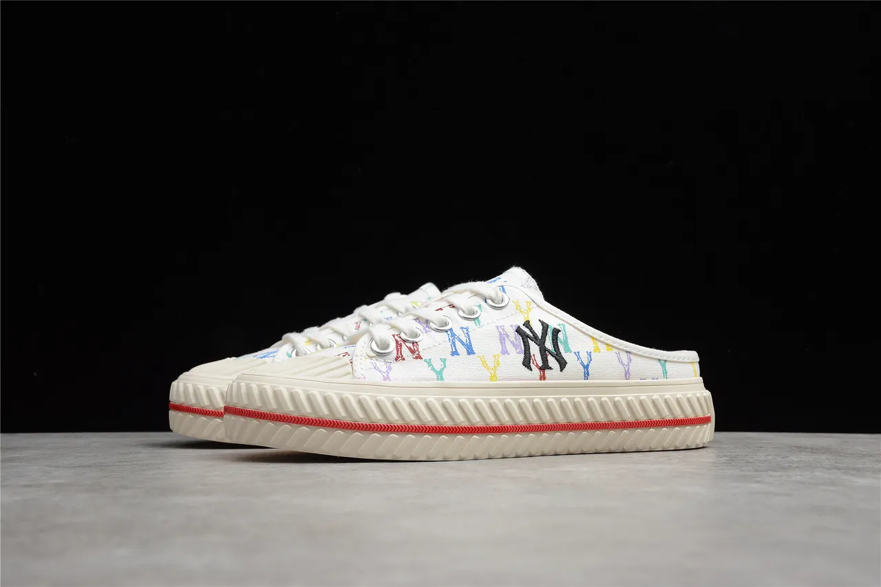 New Era NY Monogram Canvas Slip-On Lifestyle Sneakers