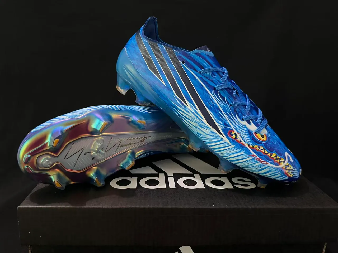 Adidas X Blue Dragon Graphic Firm-Ground Soccer Shoes